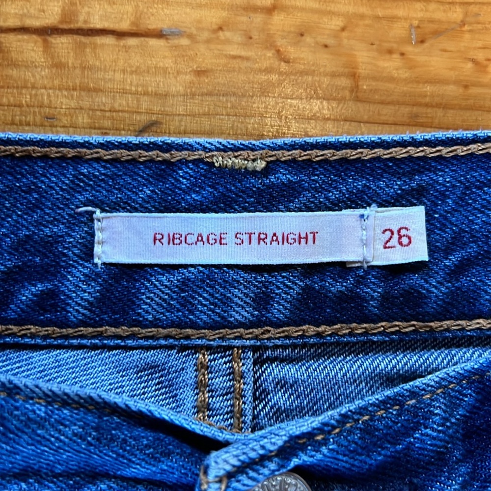 Levi’s Button Fly RibCage Straight Size 26 - Picture 4 of 5